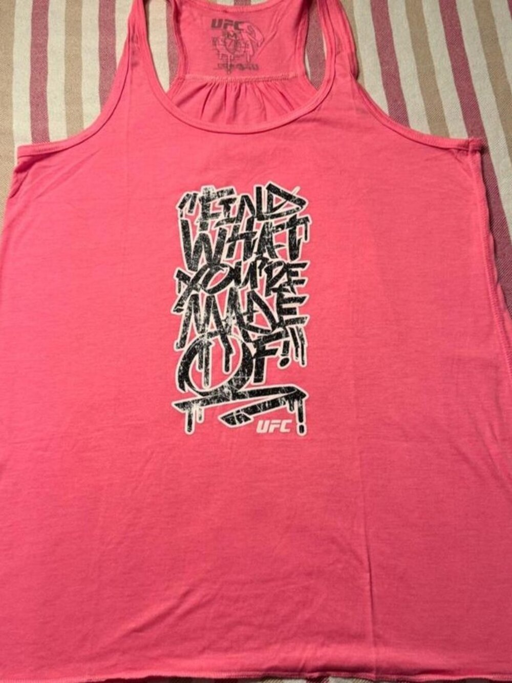 UFC "Find What You're Made Of" Women's Graphic Tank | Size M | NWT